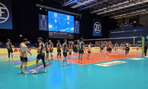 Aufwärmen und einschlagen