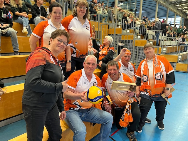 Gute Stimmung vor dem Spiel