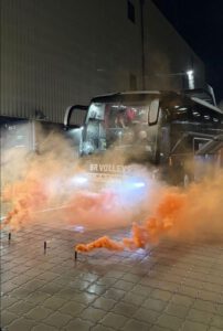 Unser Empfang an der LKH-Arena