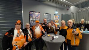 Einstimmung auf das Match 