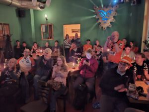 Public Viewing im Café Mata