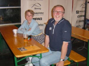 Mit seiner lieben Frau Anne auf der Meisterfeier im April 2003